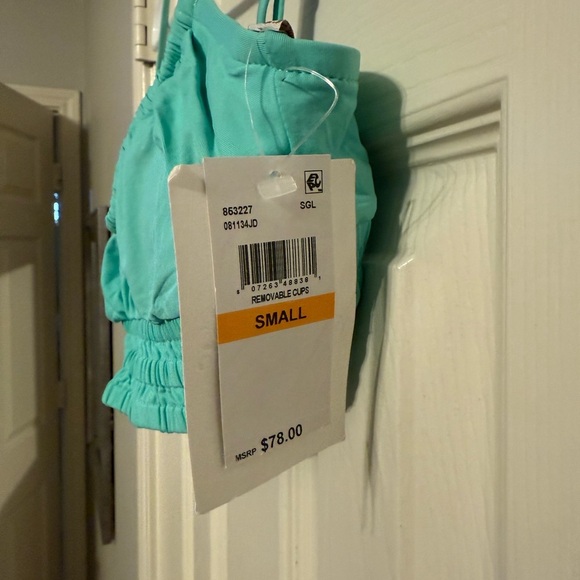 Bikini Top by Becca swim- size small- sea green- new with tags - Picture 2 of 6